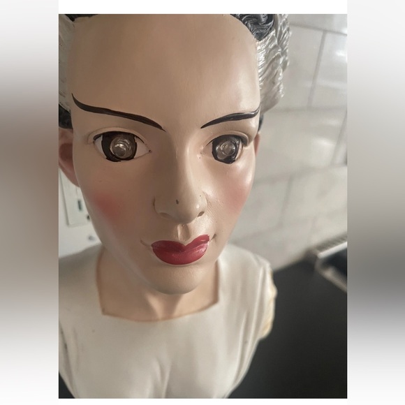 Bride of Frankenstein Light Up Eyes Red LED Bust...